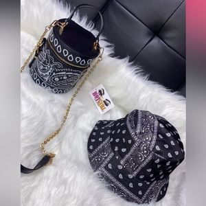 Bandanna Print Bucket Purse